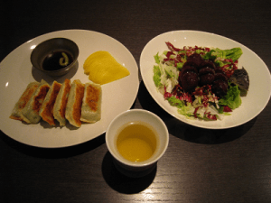 Pan fried Korean dumplings